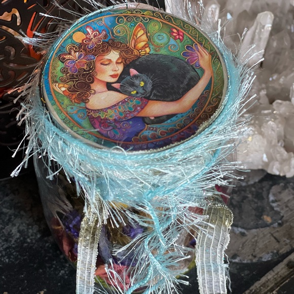 Blue Mixed Media Art - Picture 2 of 7